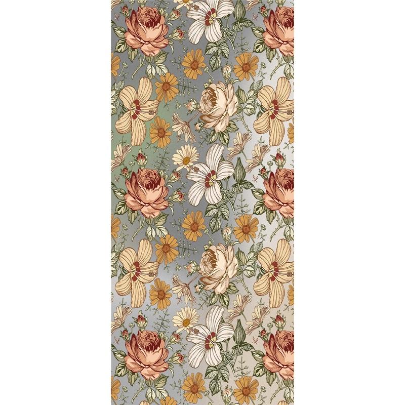 Французская винтажная клейкая пленка для стекла для двери ванной комнаты и окна туалета, статическая пленка матовая, для конфиденциальности, светофильтрующая, непрозрачная