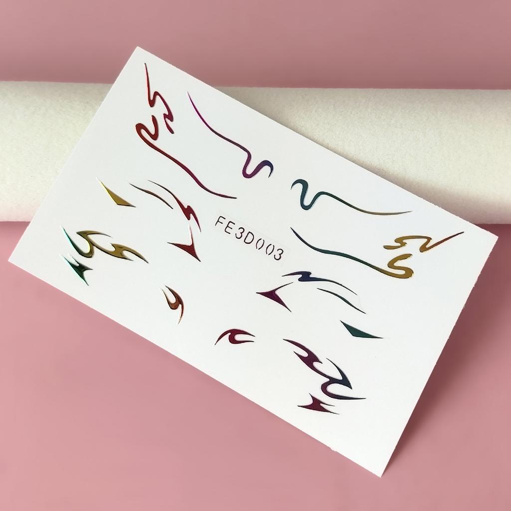 Лазерная подводка для глаз, 3D трехмерная рельефная наклейка-бабочка для макияжа глаз, сценическая наклейка-татуировка