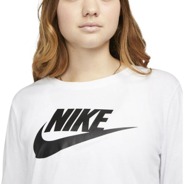 Nike Футболки Женские Белые С Круглым Вырезом Умеренные Другие FJ0442-100