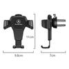 VFO1   Gravity Car Phone Holder Air Vent GPS Stand Accessories For Mercedes Benz AMG W203 W206 W220 W205 W211 W212 W201 W210 W108 C200L