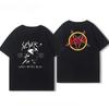 Футболка Slayer Reign in Blood Мужская Женская С коротким рукавом Ретро Группа Y2k Топы Фирменные футболки Уличная одежда Одежда Y2k Летняя Мужская футболка