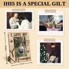 Grandpa Birthday Gift, “I Love My Grandpa, 4x6 Inch Rustic Wooden Picture Frame Tabletop Display, Heartfelt Gift for Grandparent's Day, Birthday,