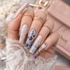 Flower Nail Foils Leopard Print Nail Art Stickers Fashion Nail Stickers  Manicure DIY