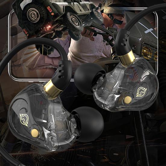 Проводные наушники-вкладыши унисекс Mega Bass с микрофоном Clear Sound Gaming Универсальный интерфейс 3,5 мм