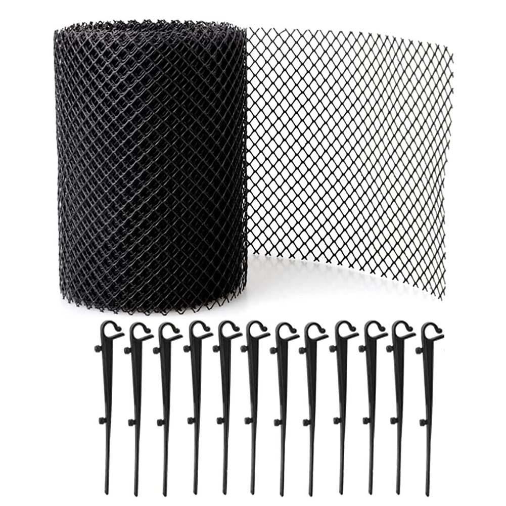 Mesh Gutter Guard For Guttering Eaves For Yard Garden