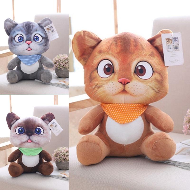 Japanese Long Tomato Cat Plush Toy Pillow Cute Stuffed Animal With Soft Pp Cotton Fill
