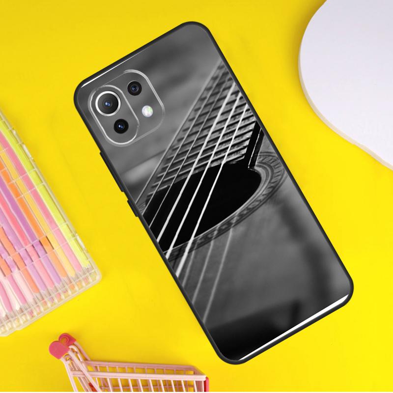 Чехол с рисунком гитарной музыки для Xiaomi 14 Ultra 13 11T 12T 13T 14T Pro POCO X6 X7 Pro X3 X5 F3 F5 F6 M6 Pro