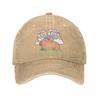 Cute Capybara And Rainbow  Casual Baseball Cap For Unisex Summer Dont Worry Be Cappy Tennis Skate Hats Sunscreen Baseball Caps