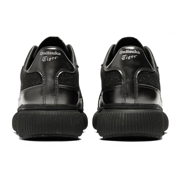 ONITSUKA TIGER Delecity Износостойкие Низкие Повседневные Кроссовки Унисекс Черно-Серые 1183C479-001