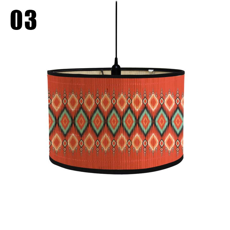 Ретро-стиль Бамбуковый Арт-абажур для лампы, абажур для кафе, ресторана, люстра, декор для комнаты в доме, чехол для лампы