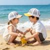 Детская солнцезащитная шляпа 52 см 2-5 лет Летняя с защитой от УФ Кепка для девочек Дышащая сетка Для улицы Мальчики Бейсболки Детские шляпы