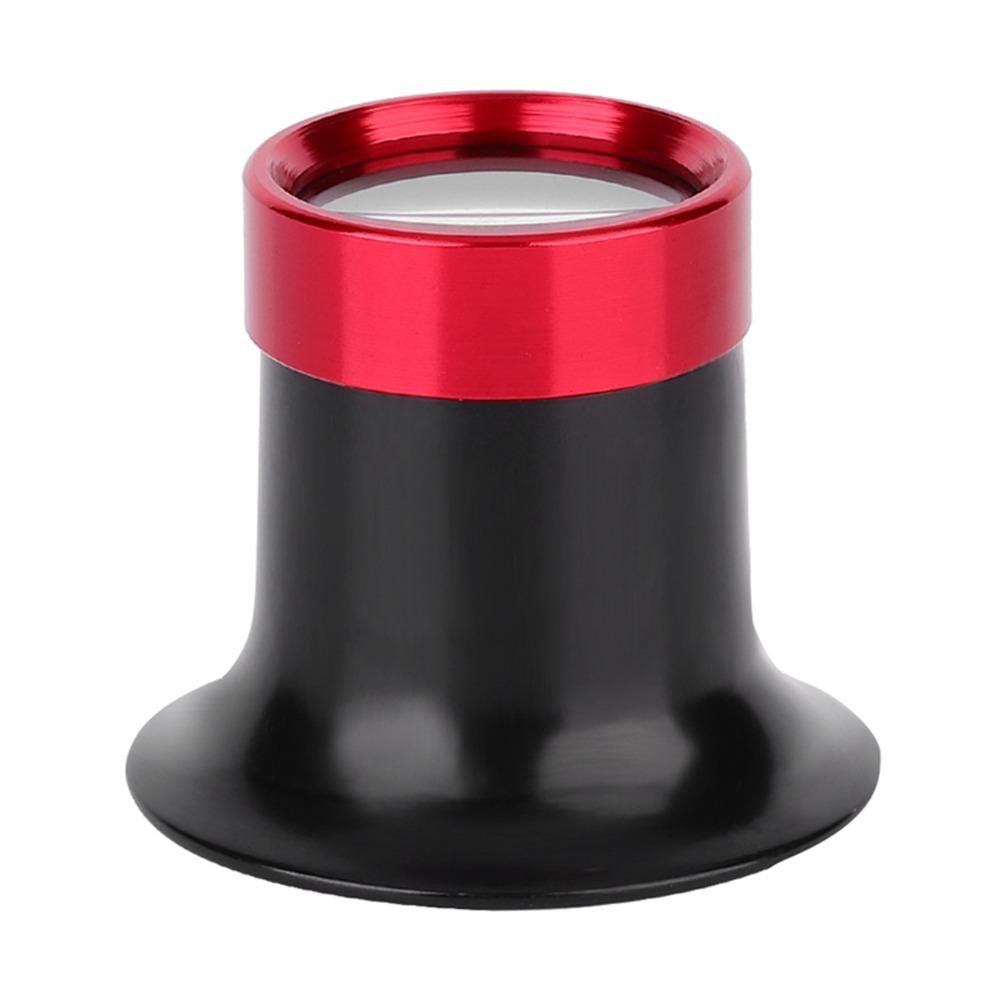 10X Magnification Magnifier Loupe Aluminum Alloy Eye Magnifier Magnifying Glass  Stamp Collection