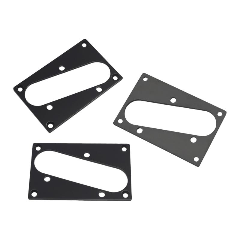 Durability Chrome Plated Pickup Mounting Bracket 4 Stainless Steel Screws Compatible With Guitar Bridge Pickups