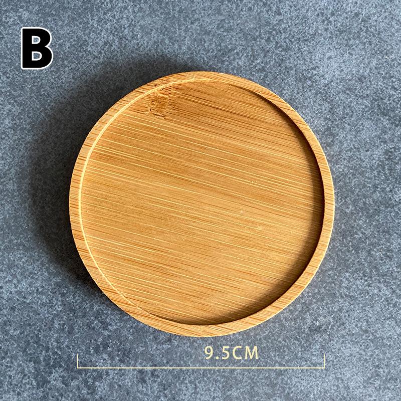 DIY Mosaic Coaster Handmade Material Kit Creative Bamboo Tableware Mat Wooden Tray Plate Kindergarten Children DIY Craft Decor