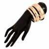 3/4/6/8Pcs Vintage Punk Metal Bracelets Multilayer Chunky Geometric Wide Bangles Stackable Handmade Exaggerated Cuff Bracelet