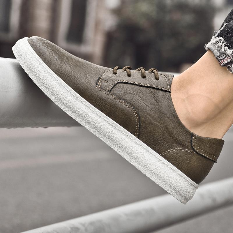 Кожаная обувь для мужчин, модельные туфли, офисные деловые туфли без шнуровки для мужчин, модные кроссовки, кожаная повседневная обувь