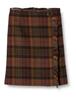JILL by JILL STUART Women's Yorimoku Check Mini Skirt, Brown, Size S (125-9220013), Size S (equivalent To Japanese Size S)