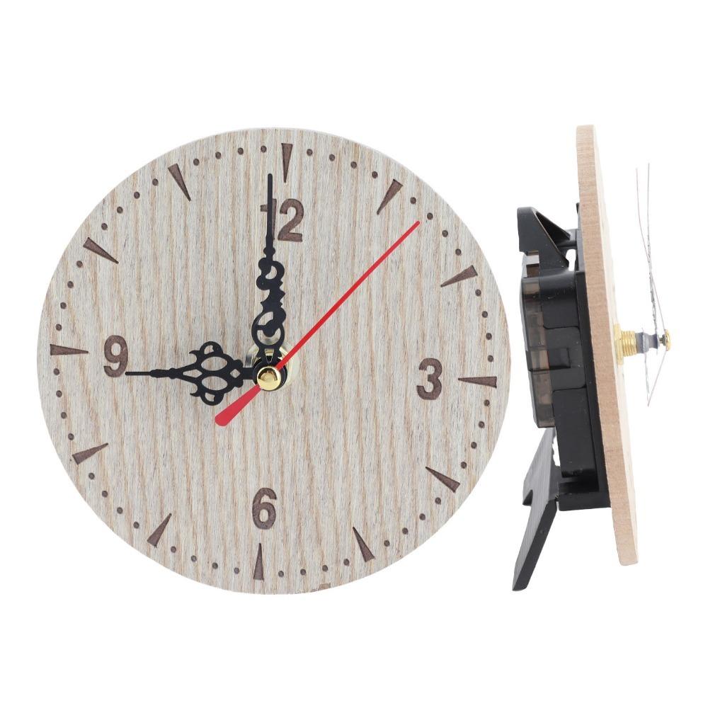 Round Hanging Clock Quiet Numerals Round Retro Clock Classic Wall Clock Home Use