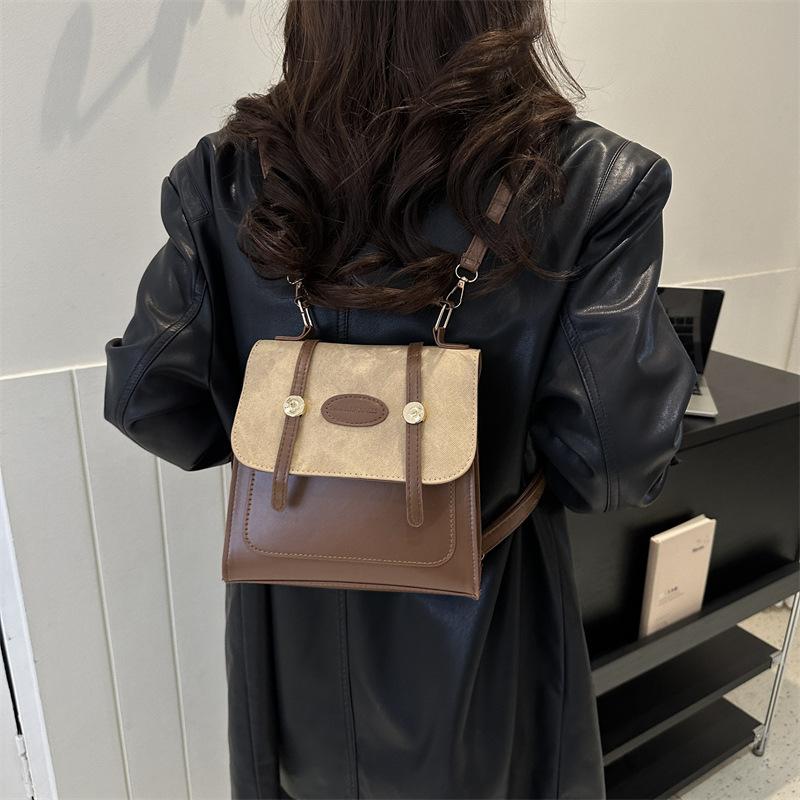 Simple Backpack Women'S Handbag Casual Going Out Travel Bag Design Bag