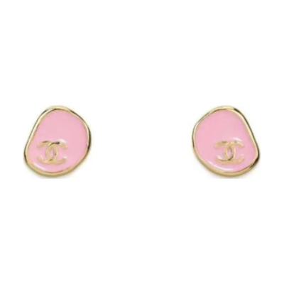 24K Новые Серьги с Логотипом Женские серьги Розовые AB-24K-085