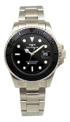 Часы Technos Дата Модель к 100-летию T9C29SB Мужские Серебристые