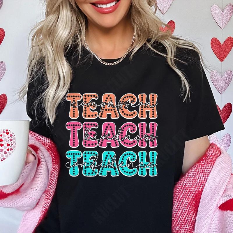 Графические топы Футболки для учителей Одежда Подарки учителям Рубашки для учителей Подарок Летняя мода Футболки Короткий рукав Школа
