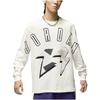 Jordan T Shirts Men's White Crew Neck Moderate Straight Fit FD6944-133