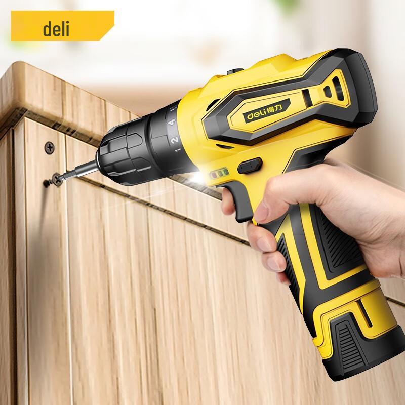 Deli 10.8V Cordless Electric Drill and Screwdriver CN plug (adapter included)