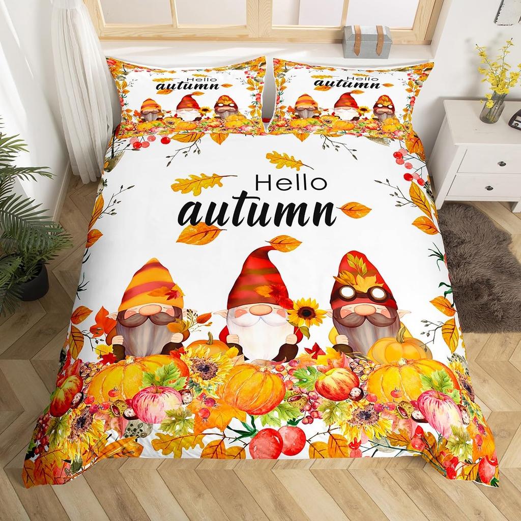 Harvest Duvet Cover Sets For Kids Teens Queen King Size Quilt Covers Lightweight Down 2 Pillowcases 1 Duvet Cover No Comforter