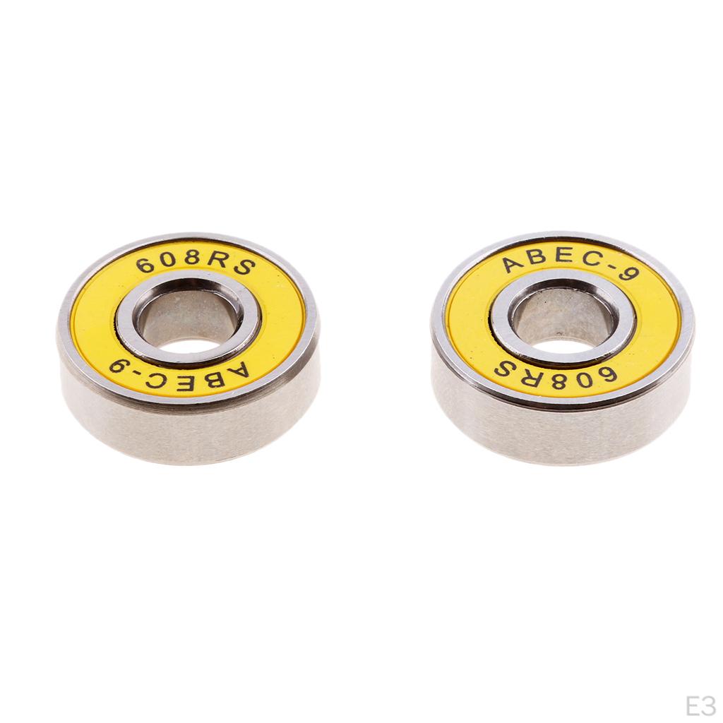 ABEC9 608RS Подшипники для колес роликовых коньков Скейтборд Лонгборд Упаковка 10 шт.