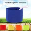 Soccer Captain Armband Fastener Tape Design Bright Color Wear Resistant Non-Slip Soft Texture Adjustable Kids Sports Soccer Basketball