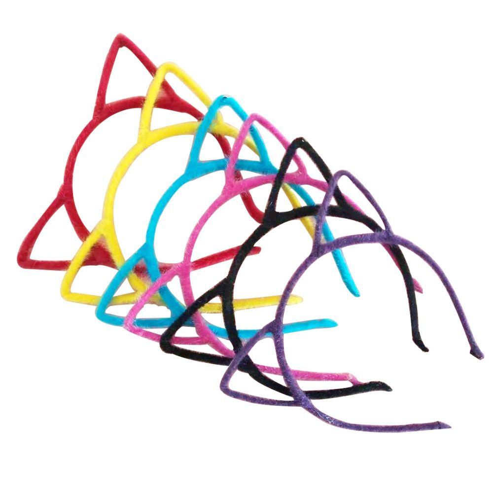 Корона Светодиодные Кроличьи Ушки Ободок Светящийся Обруч для Волос Светящиеся Кошачьи Ушки Повязка на Голову Смешной Ребенок