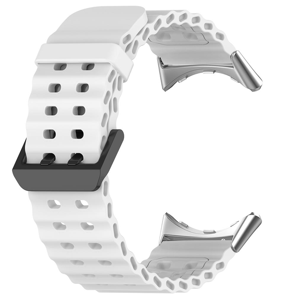 Морской океанический ремешок для Google Pixel Watch 4/3 45 мм Двухцветный силиконовый ремешок для Pixel Watch 3/4 45 мм Дышащий спортивный браслет