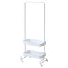 Trolley Hanger, White, 2-Tier Basket, LTH-2B(WH)