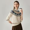 Женский кашемировый свитер жаккардовой вязки Fair Isle