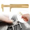 Double Scale Vernier Caliper Brass Jewelry Maker Measuring Ruler Authenticate Caliper80mm