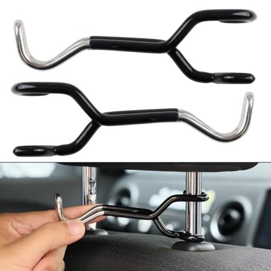 Bow Buddy Vehicle Mount Adjustable Compound Bow Holder for Car Headrest Universal Headrest Rod Hanger for Hunting & Outdoor Travel