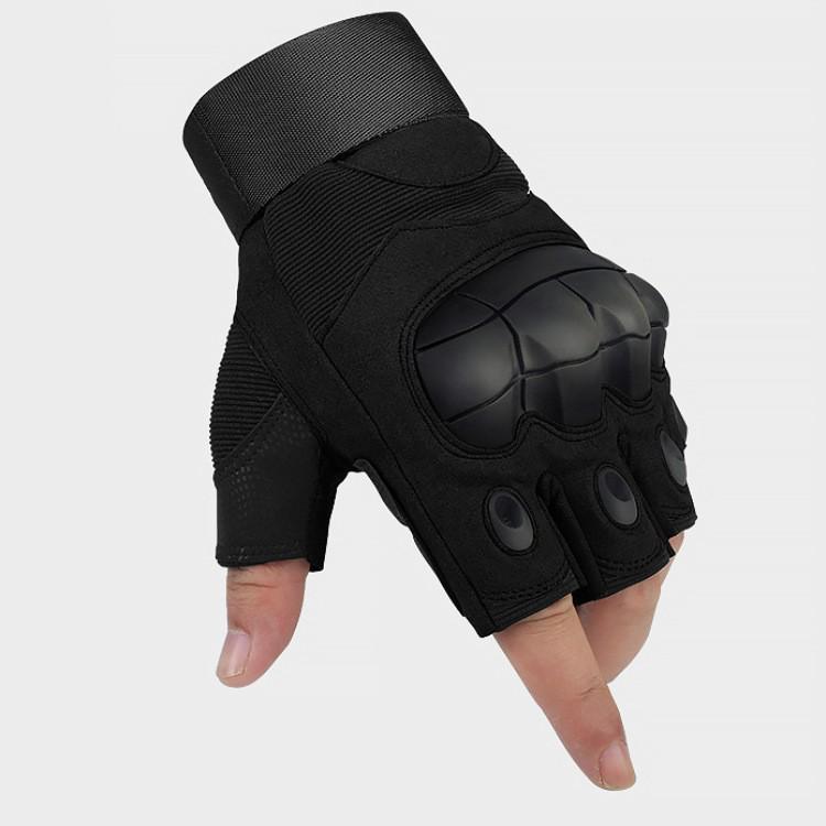 Men's Tactical Half-Finger Cycling Gloves: Breathable, Non-Slip, Wear-Resistant Combat Gear