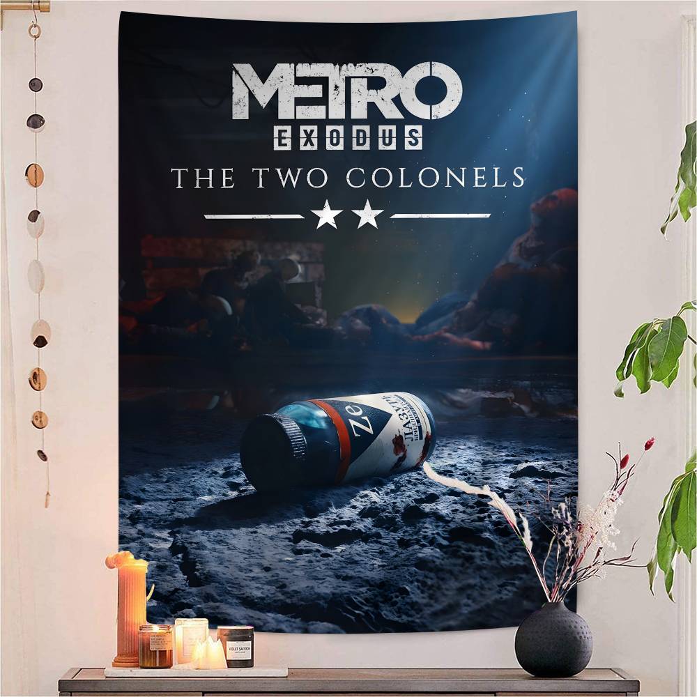 MMetro 2033 Аниме Видеоигра Подвесной Бохо Гобелен Бохо Настенные Гобелены Мандала Кавайная Декор Комнаты