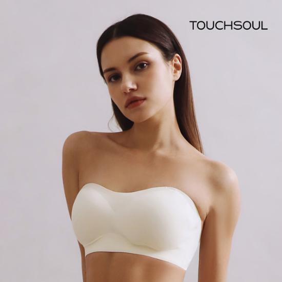 Бюстгальтер Touch Soul с открытыми плечами, 2 цвета (удлинительный крючок + прозрачный ремешок в комплекте)