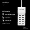 Быстрое USB-C зарядное устройство на 10 портов для устройств Android и Apple