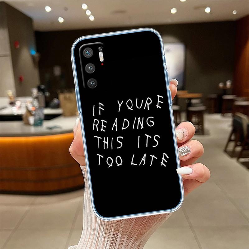UP26 Drake Transparent Phone Case for Motorola Moto G10 G20 G30 G31 G32 G34 G35 G41 G42 G50 G51 G52 G55 G60 G60S G62 G71 G72 G75