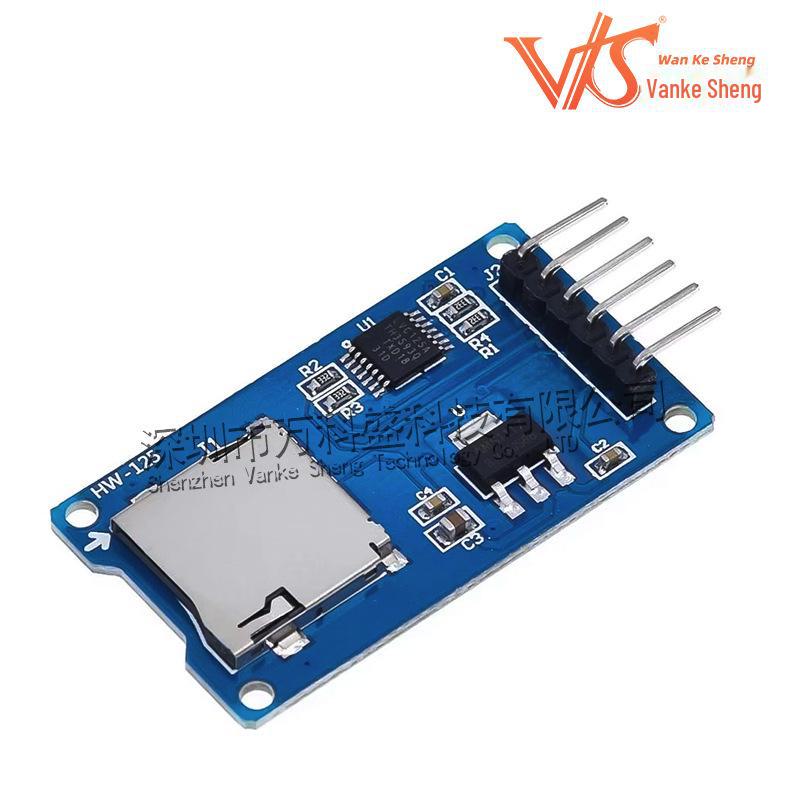 Интерфейс SPI Микро SD и TF Кардридер/Записывающее устройство с чипом преобразования уровней