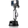 Go Pro Suction Cup Mount, Action Camera Powerful Suction Cup Mount with 360° Double Head Ball for Insta-360 X3 X2 Hero 11 10 9 8 Accessories