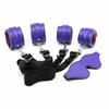 Beginner Under Bed Restraints Kit Wrist Ankle Cuffs Blindfold  Starter Kits
