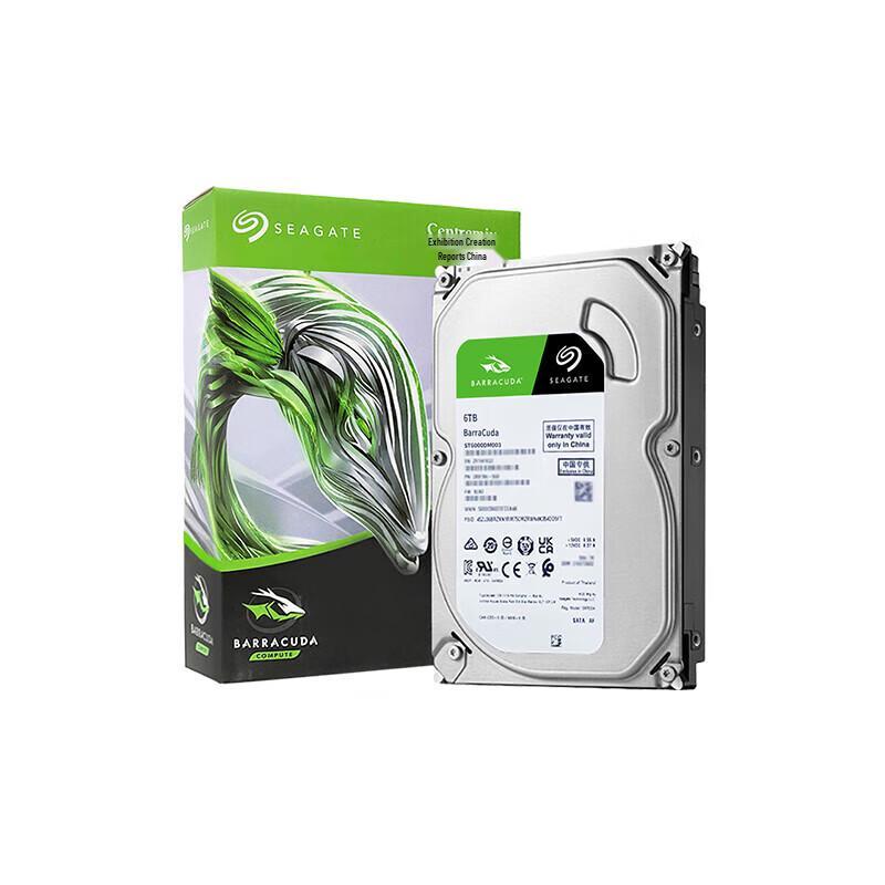 Seagate BarraCuda 6TB 3.5-inch Desktop Hard Drive