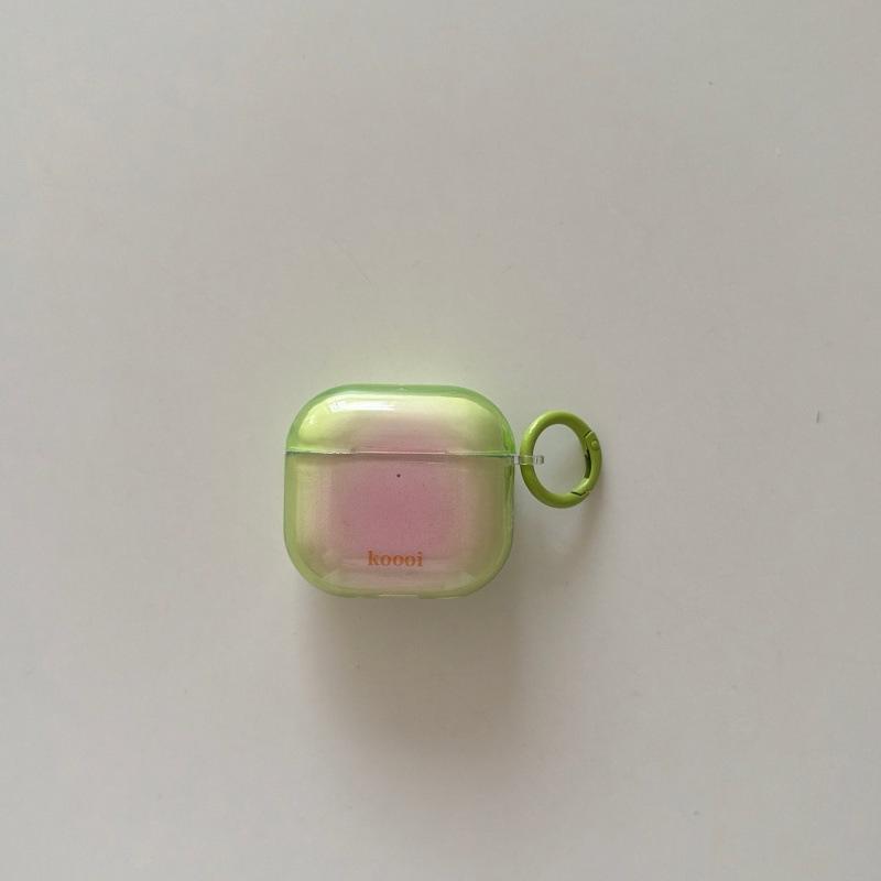 Semi-transparent contrast color smudge suitable for Apple AirPodsPro 1st generation protective case pro1 wireless bluetooth headset case 1st generatio