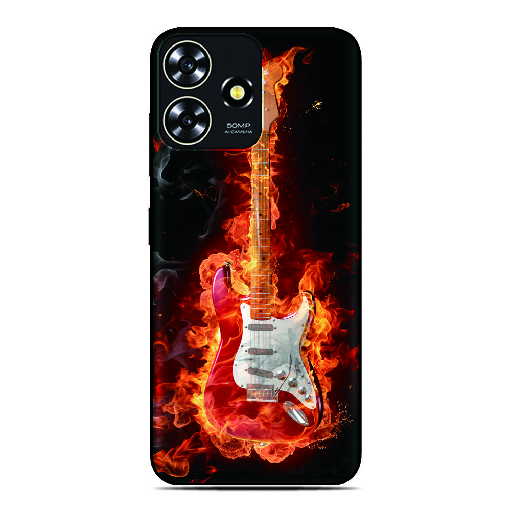 Flame Musica Phone Case For Blackview Wave 9C 8C 6C Shark 9 Color 8 Oscal C80 C70 C60 C30 C20 Pro Flat 2 1C 2C Tiger 13 12 Cover