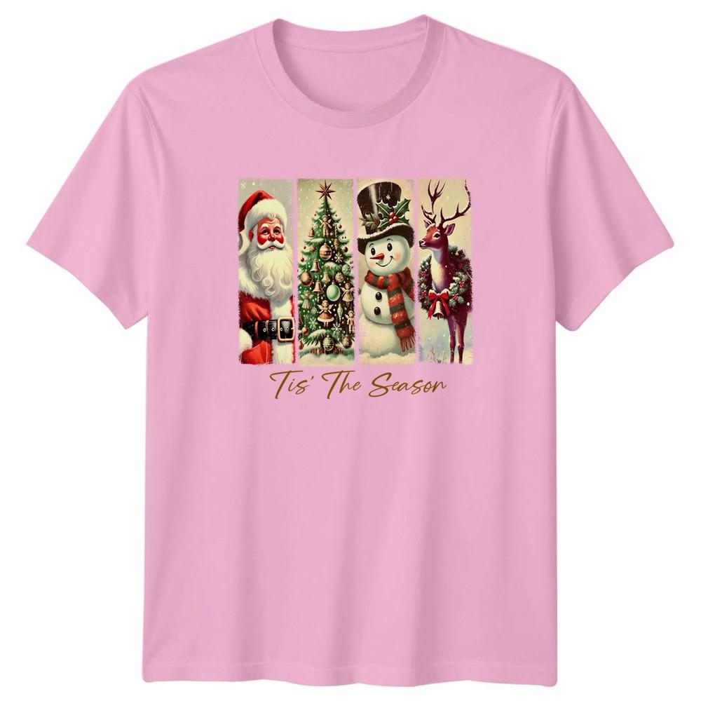 Tis The Season Christmas Holiday Santa SnowUnisex Reindeer Tree Unisexs Unisexs Unisex