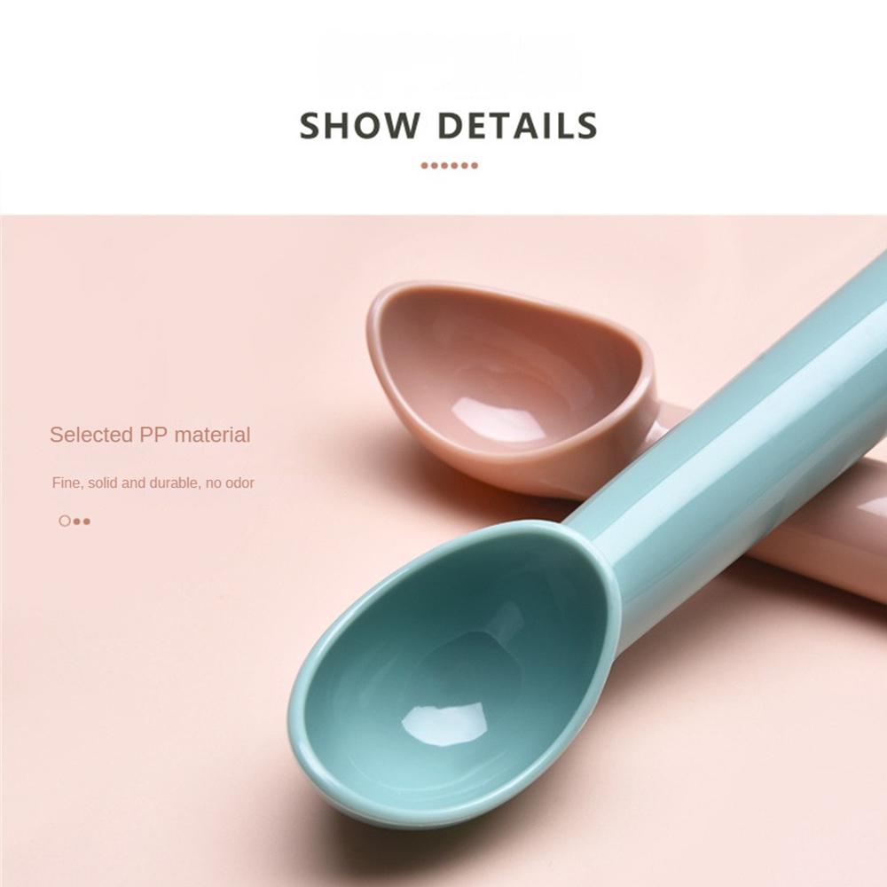 Spoon Easy To Clean Plastic Ice Cream Scoop Ice Cream Spoon Other Kitchen Utensils Hockey Scoop High Low Temperature 41g